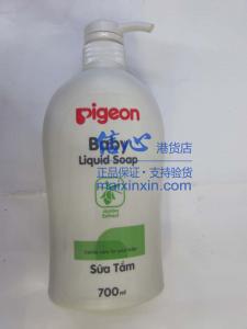 进口pigeon贝亲 婴儿二合一洗发沐浴露700ml 绿装  正品港货 假一罚十