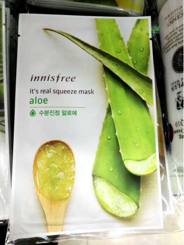 韩国原装进口Innisfree（悦诗风吟）面膜 港货代购可提供药房小票